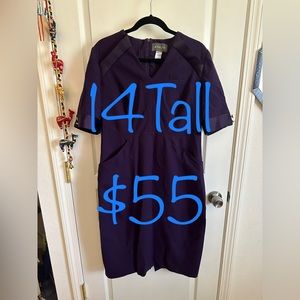 Delta Airlines Plum Dress - Customer Service / Flight Attendant